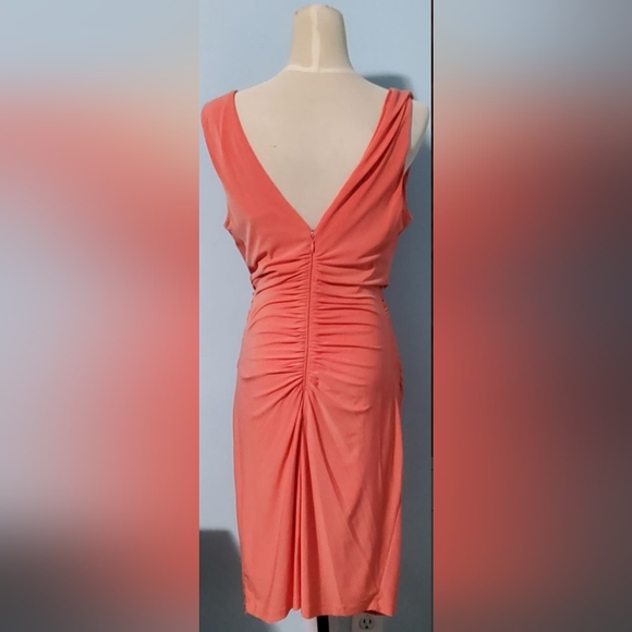 Fancy coral dress - Picture 2 of 2